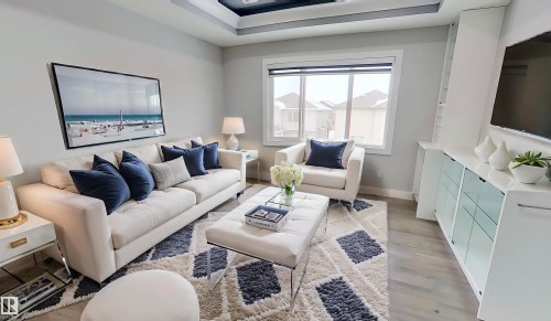 3016 12 Avenue, Edmonton, AB - Indoor Photo Showing Living Room
