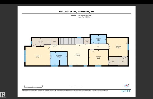 View of home floor plan - 9627 152 Street Nw, Edmonton, AB - Other