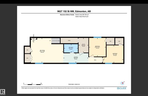 View of floor plan / room layout - 9627 152 Street Nw, Edmonton, AB - Other