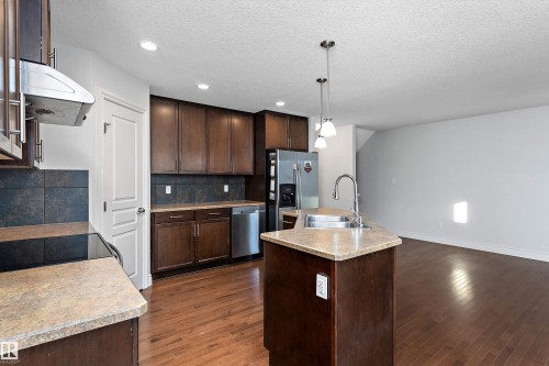 823 172 Street, Edmonton, AB - Indoor Photo Showing Kitchen With Double Sink