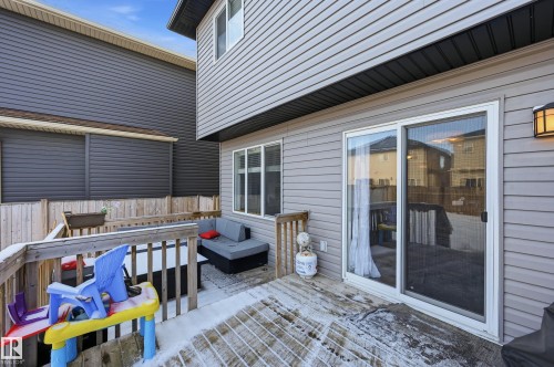 View of wooden deck - 5978 167C Avenue, Edmonton, AB - Outdoor With Deck Patio Veranda With Exterior