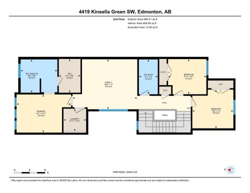 View of floor plan / room layout - 4419 Kinsella Green, Edmonton, AB - Other