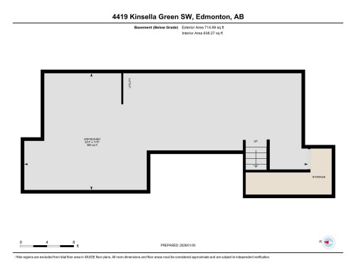 View of home floor plan - 4419 Kinsella Green, Edmonton, AB - Other
