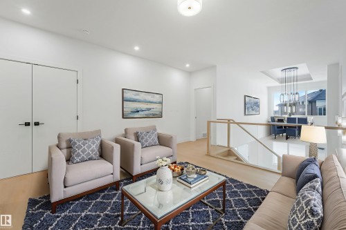 3505 44 Avenue, Beaumont, AB - Indoor Photo Showing Living Room