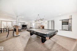 Playroom with billiards, recessed lighting, and carpet flooring - 