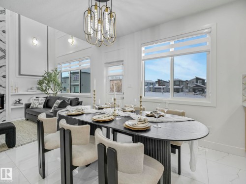 3512 44 Avenue, Beaumont, AB - Indoor Photo Showing Dining Room