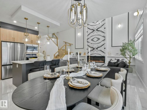 3512 44 Avenue, Beaumont, AB - Indoor Photo Showing Dining Room