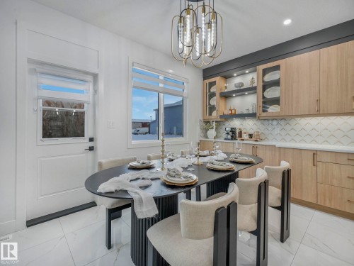 3512 44 Avenue, Beaumont, AB - Indoor Photo Showing Dining Room
