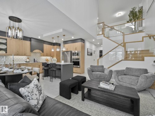 3512 44 Avenue, Beaumont, AB - Indoor Photo Showing Living Room