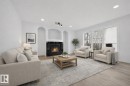 10916 175 Avenue, Edmonton, AB  - Indoor Photo Showing Living Room With Fireplace 