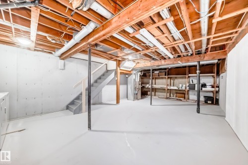 1189 Hooke Road, Edmonton, AB - Indoor Photo Showing Basement