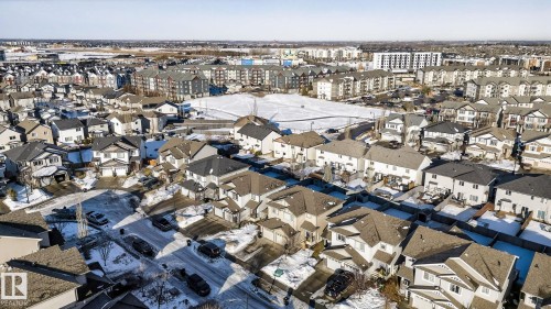 Aerial overview of property's location featuring nearby urban area - 2338 Casselman Crescent, Edmonton, AB - Outdoor With View