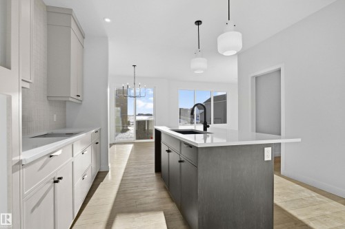 2126 Muckleplum Crescent, Edmonton, AB - Indoor Photo Showing Kitchen With Upgraded Kitchen