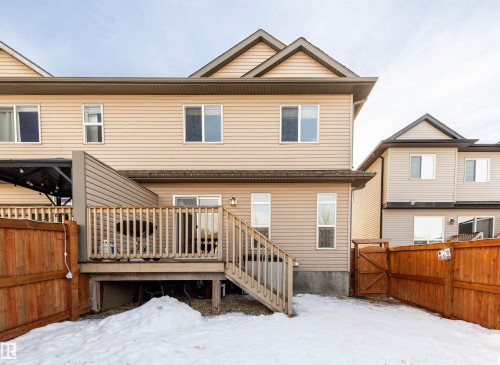 112 Kirpatrick Way, Leduc, AB - Outdoor With Deck Patio Veranda With Exterior