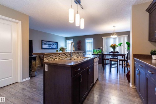 112 Kirpatrick Way, Leduc, AB - Indoor Photo Showing Kitchen With Double Sink