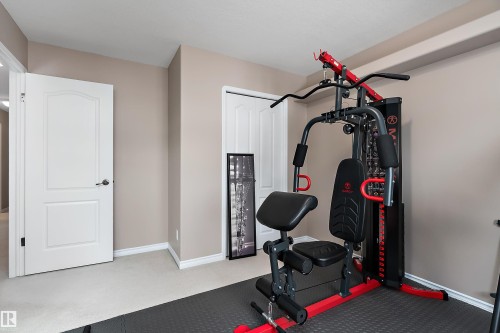 1105 Klarvatten Cove, Edmonton, AB - Indoor Photo Showing Gym Room