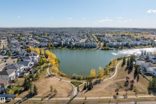 1105 Klarvatten Cove, Edmonton, AB - Outdoor With Body Of Water With View