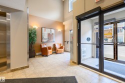 Community lobby with a high ceiling - 