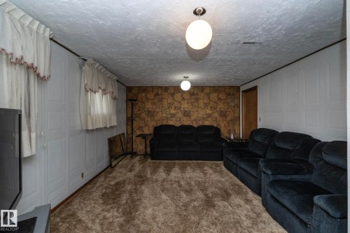 9405 110 Avenue, Edmonton, AB - Indoor Photo Showing Living Room With Fireplace