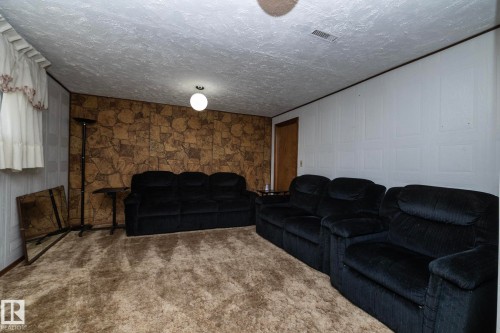 9405 110 Avenue, Edmonton, AB - Indoor Photo Showing Living Room With Fireplace