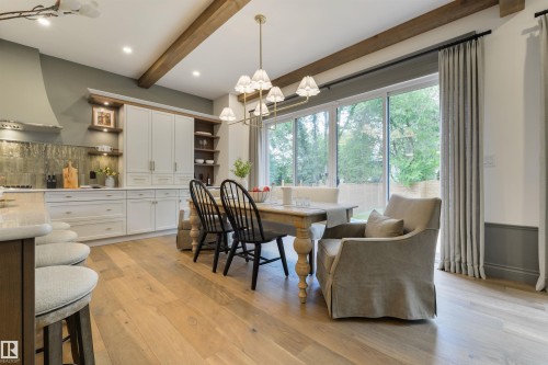 10805 60 Avenue, Edmonton, AB - Indoor Photo Showing Dining Room