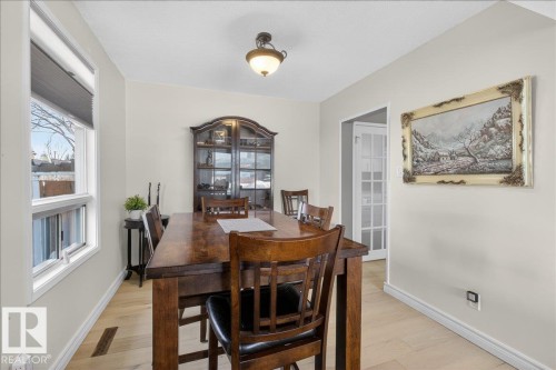 4107 111A Street, Edmonton, AB - Indoor Photo Showing Dining Room