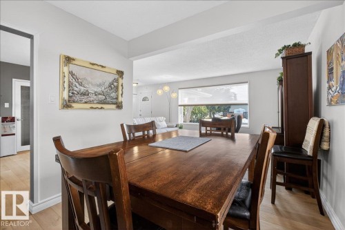 4107 111A Street, Edmonton, AB - Indoor Photo Showing Dining Room