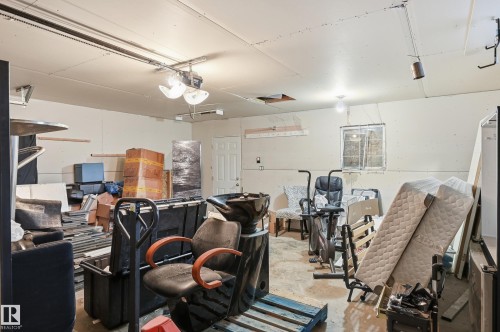 View of garage - 10656 93 Street, Edmonton, AB - Indoor Photo Showing Other Room