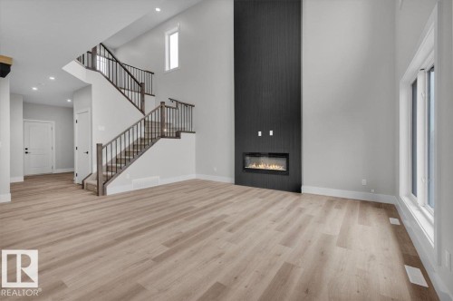 8419 Mayday Link, Edmonton, AB - Indoor With Fireplace