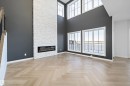94 Chelles Wynd, St. Albert, AB  - Indoor With Fireplace 