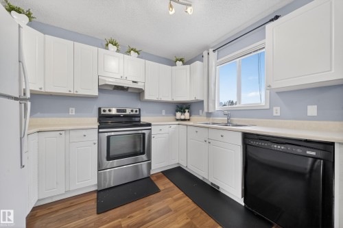 207 River Point(E), Edmonton, AB - Indoor Photo Showing Kitchen With Double Sink