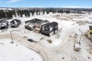 Snowy aerial view featuring a residential view - 40 Grayson Green, Stony Plain, AB  - Outdoor With View 