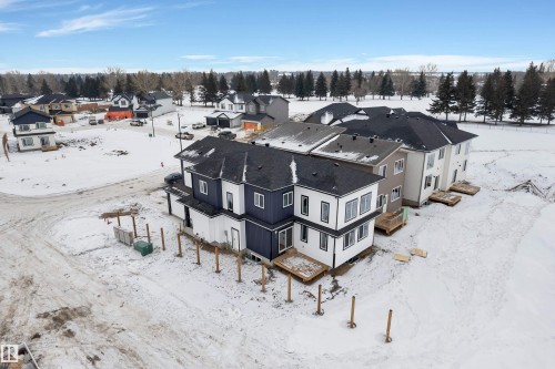 View of snowy aerial view - 40 Grayson Green, Stony Plain, AB - Outdoor
