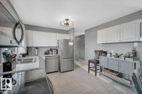 13443 111 Street, Edmonton, AB - Indoor Photo Showing Kitchen With Stainless Steel Kitchen With Double Sink