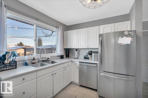 13443 111 Street, Edmonton, AB - Indoor Photo Showing Kitchen With Double Sink