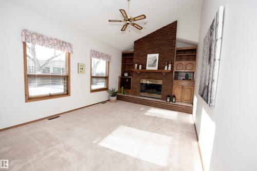 12A Invermere Place, St. Albert, AB - Indoor With Fireplace