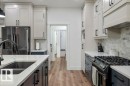 5094 Edgemont Boulevard, Edmonton, AB  - Indoor Photo Showing Kitchen With Stainless Steel Kitchen With Double Sink With Upgraded Kitchen 