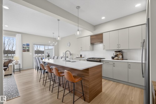 2 50 Edinburgh Crt, St. Albert, AB - Indoor Photo Showing Kitchen With Upgraded Kitchen