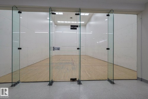 View of community squash court - 505 10149 Saskatchewan Drive, Edmonton, AB - Indoor Photo Showing Other Room