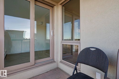balcony - 505 10149 Saskatchewan Drive, Edmonton, AB - Outdoor With Exterior
