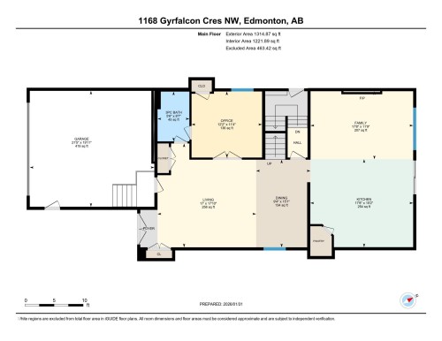 View of property floor plan - 1168 Gyrfalcon Crescent, Edmonton, AB - Other