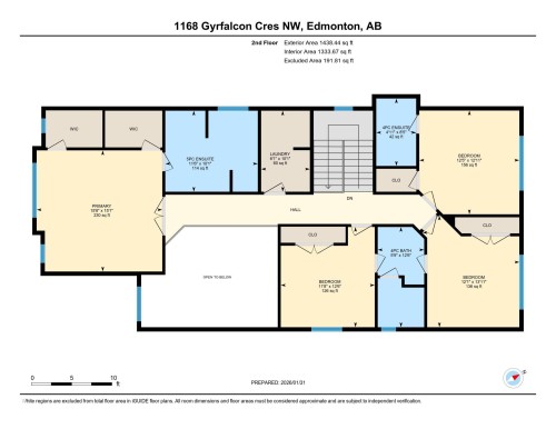 View of property floor plan - 1168 Gyrfalcon Crescent, Edmonton, AB - Other