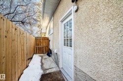 Separate Entrance w/access to the basement. - 