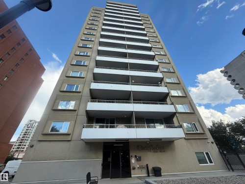 603 9909 110 Street, Edmonton, AB - Outdoor With Balcony With Facade