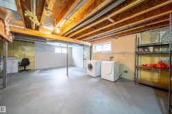 Basement featuring washer and dryer - 