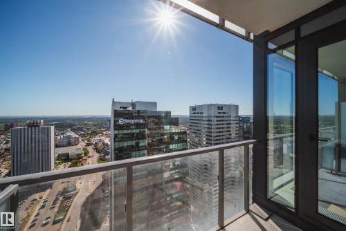 3505 10360 102 Street, Edmonton, AB - Outdoor With Balcony With View With Exterior