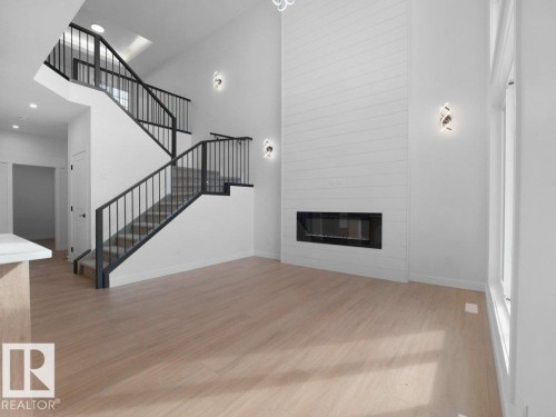 806 Elderberry Crest, Edmonton, AB - Indoor With Fireplace