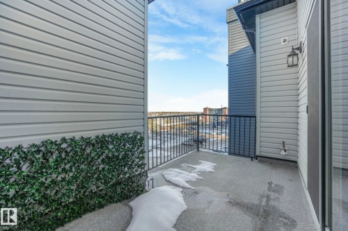 View of balcony - 419 396 Silverberry Road, Edmonton, AB - Outdoor With Exterior