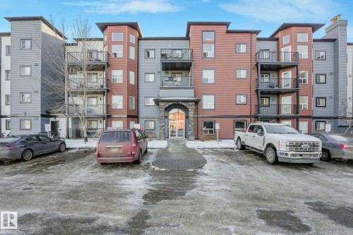 View of apartment building / complex with uncovered parking - 419 396 Silverberry Road, Edmonton, AB - Outdoor With Facade