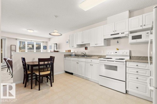 412 2741 55 Street, Edmonton, AB - Indoor Photo Showing Kitchen With Double Sink